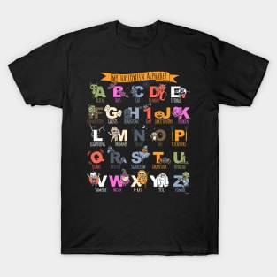 My Spooky Halloween Alphabet Kids Cute T-Shirt